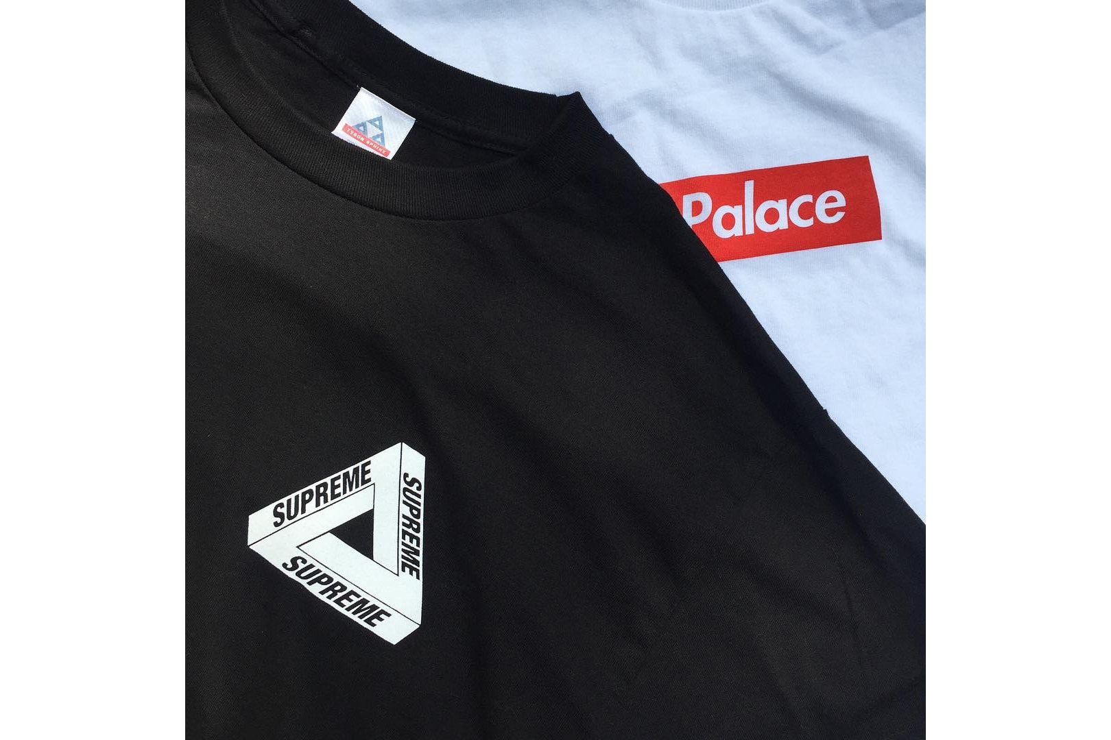 街頭最強合作！Supreme x Palace「聯名」T-Shirt 正式發售