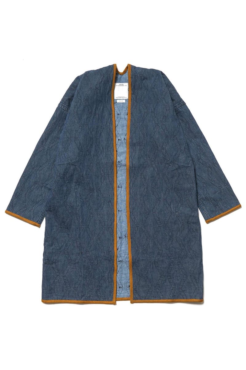 visvim Sanjuro Indigo Bamboo Coat