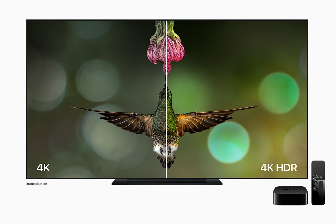 全新視覺體驗 - Apple TV 配以 4K 高清畫面道來