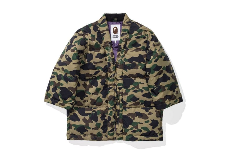 BAPE 1ST CAMO Hanten 迷彩羽絨外套正式上架