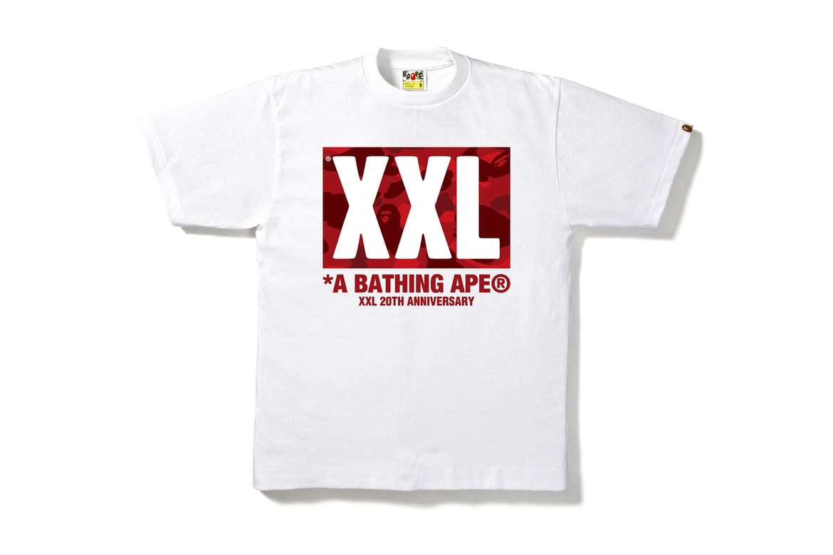 BAPE 推出《XXL magazine》20 週年紀念 T-Shirt