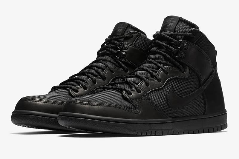 Nike SB Dunk High 全新「Triple Black」配色