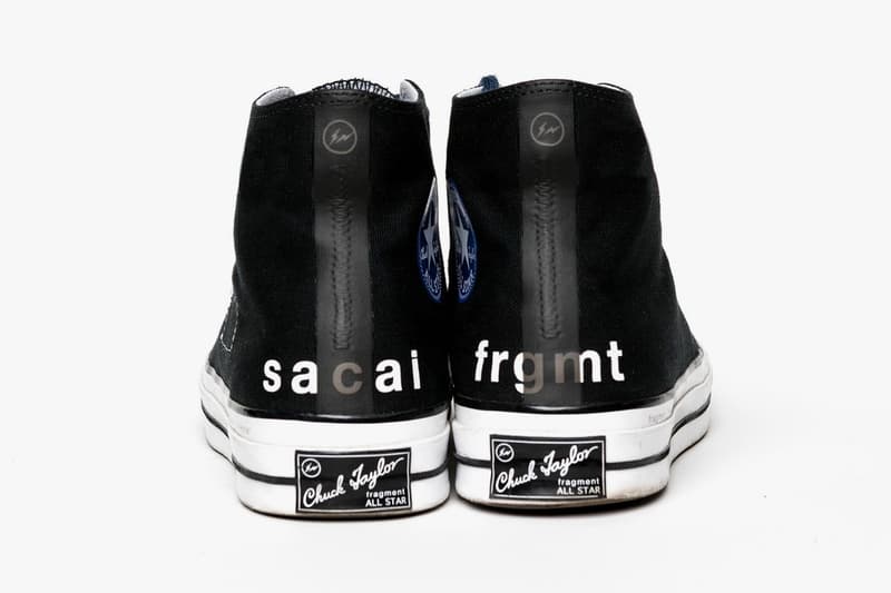 sacai x fragment design x CONVERSE CHUCK TAYLOR '70 官方發售信息公開