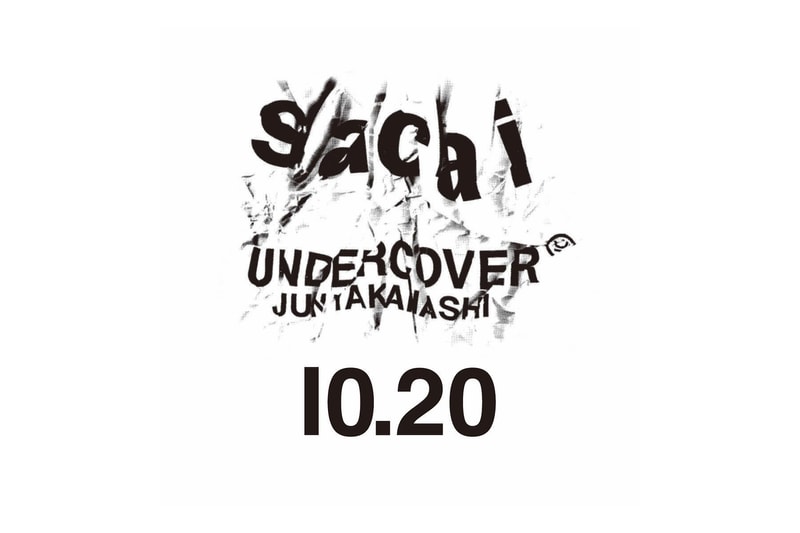 sacai 宣佈將與 UNDERCOVER 聯手打造發佈活動