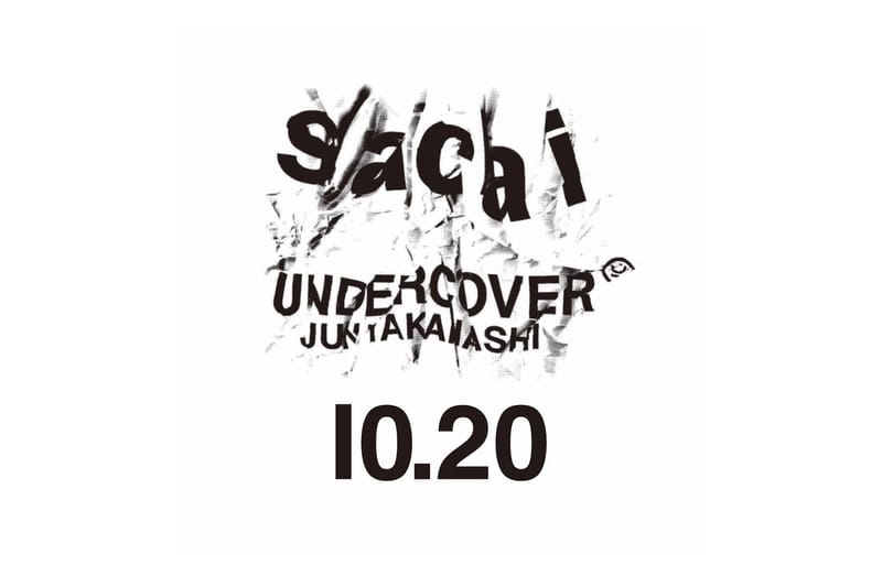sacai 宣佈將與 UNDERCOVER 聯手打造發佈活動