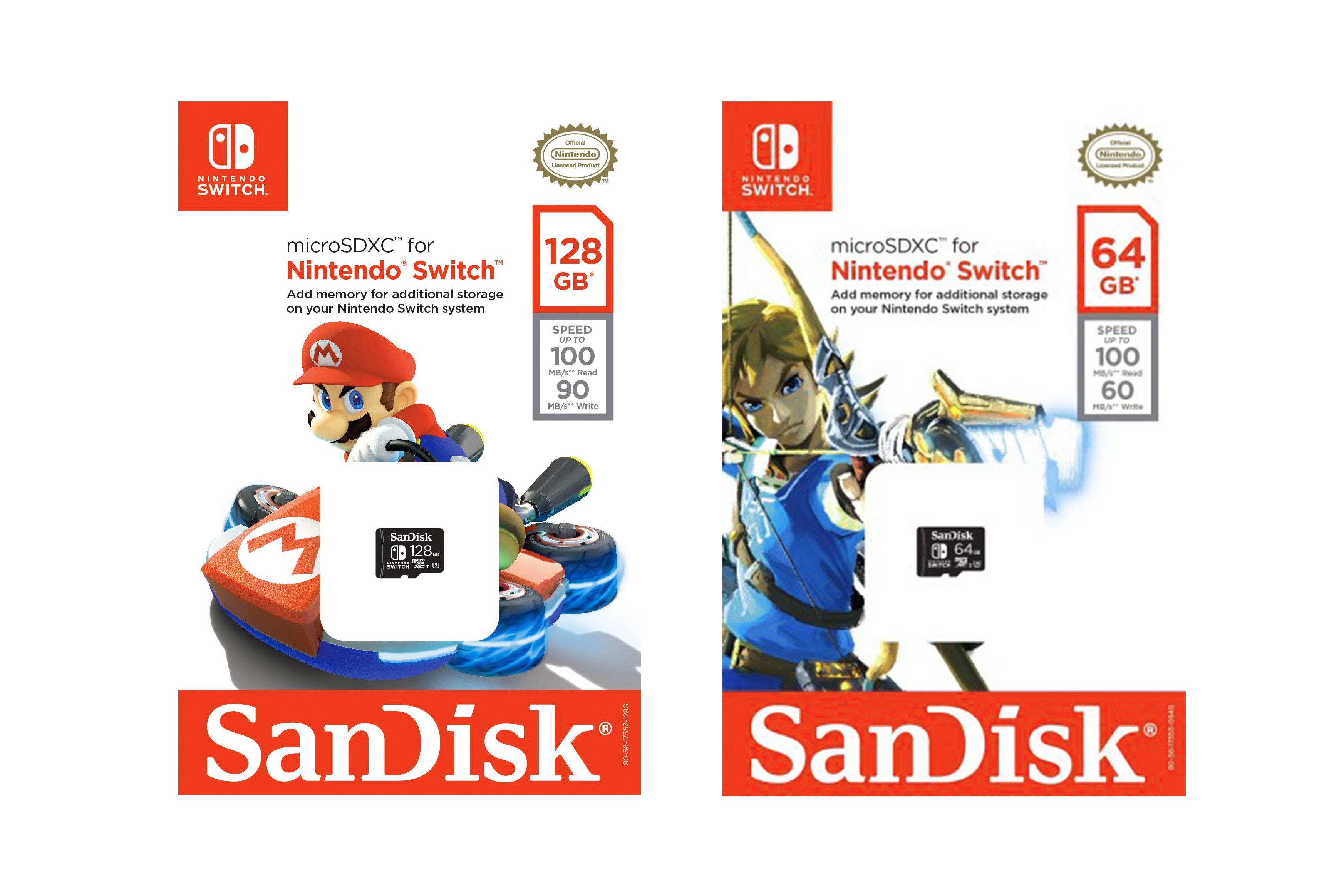Nintendo Switch 專用 microSDXC 記憶卡登場