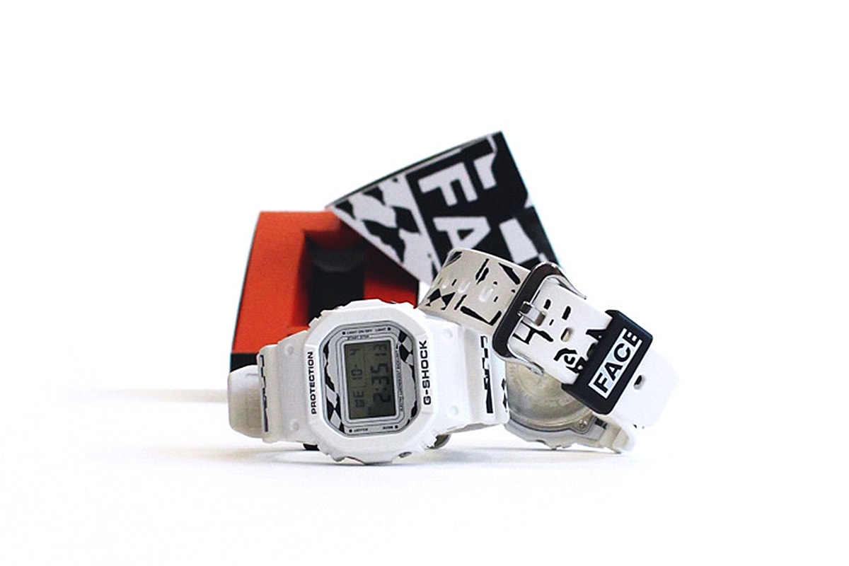 G-Shock x FACETASM 聯名「DW-5600E-1」腕錶