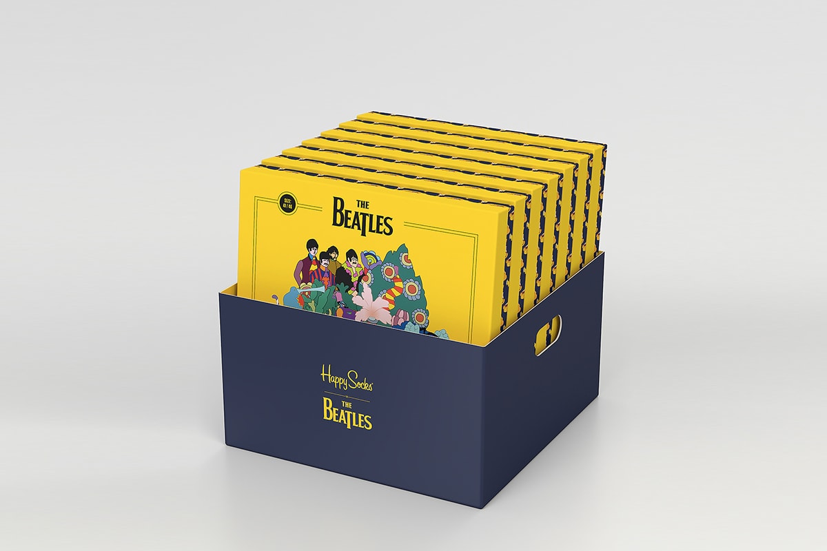 Happy Socks x The Beatles「Yellow Submarine」別注襪款系列