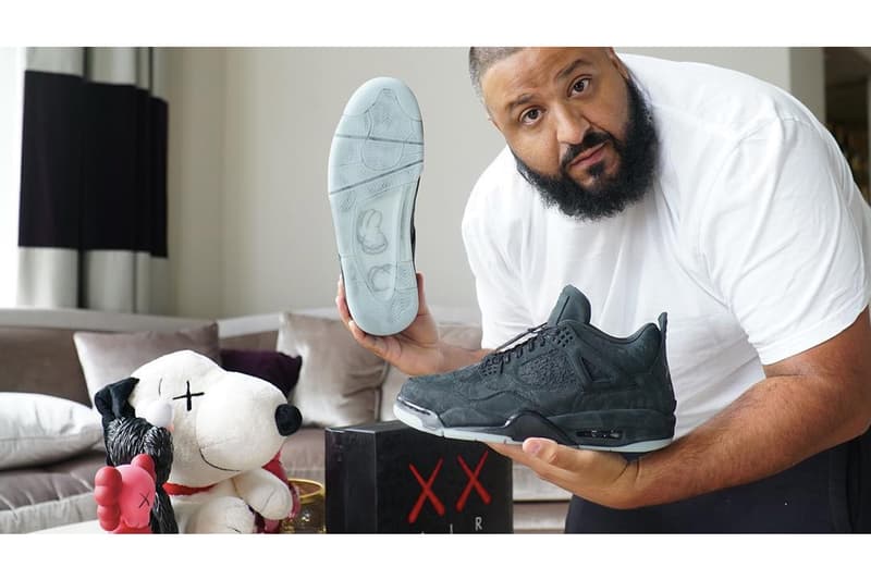 滿桌潮流大禮！DJ Khaled 曝光 KAWS x Air Jordan 4 親友限定鞋款