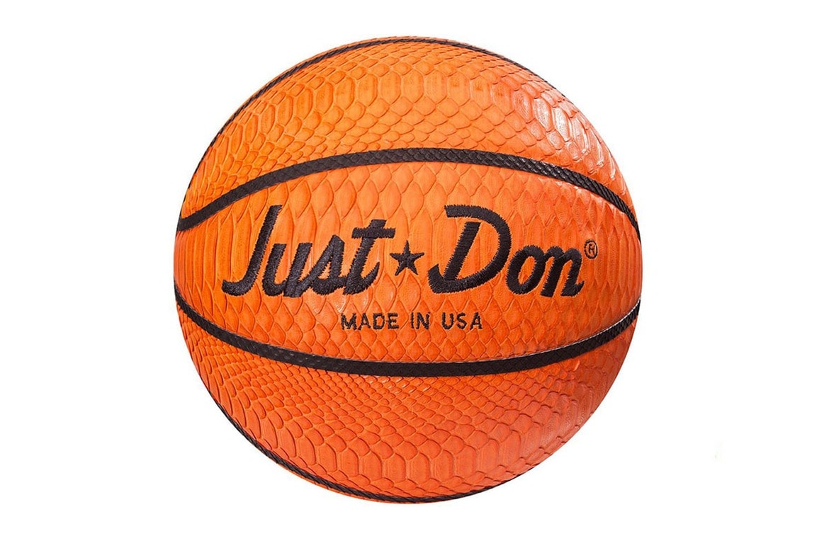 Just Don x Jordan Brand 推出定價 $2,350 美元的蛇皮籃球