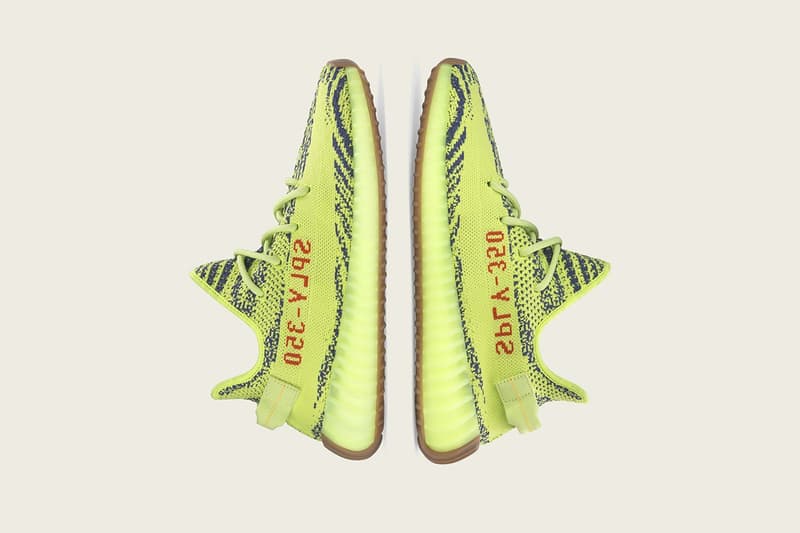 YEEZY BOOST 350 V2「Semi Frozen Yellow」即將在 adidas 官方網站發售