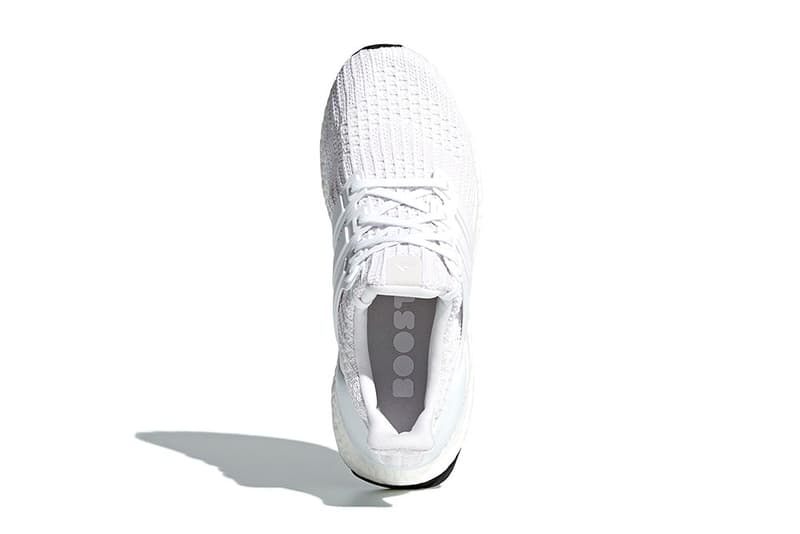 近覽 adidas UltraBOOST 4.0 全新「Core White」配色鞋款