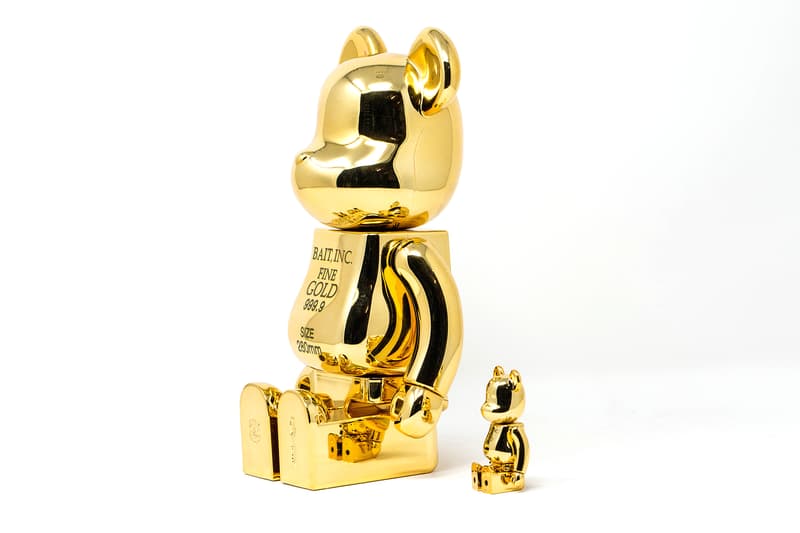 BAIT x Medicom Toy 推出聯名「GOLD BAR」BE@RBRICK