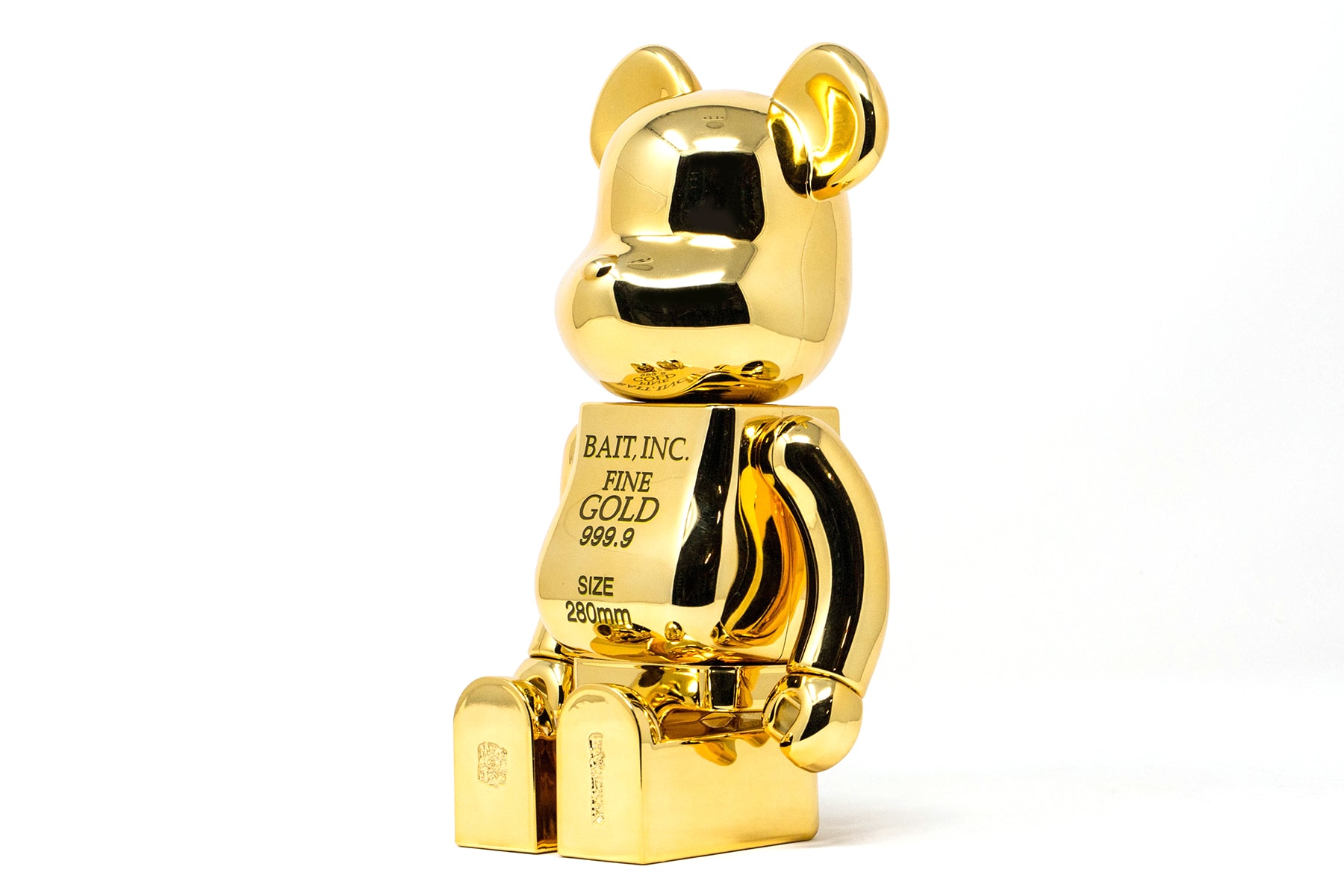 BAIT x Medicom Toy 推出聯名「GOLD BAR」BE@RBRICK