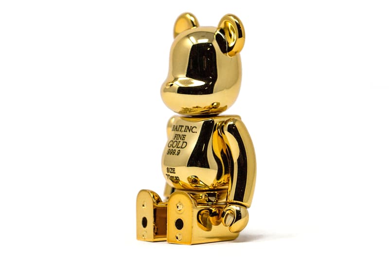 BAIT x Medicom Toy 推出聯名「GOLD BAR」BE@RBRICK