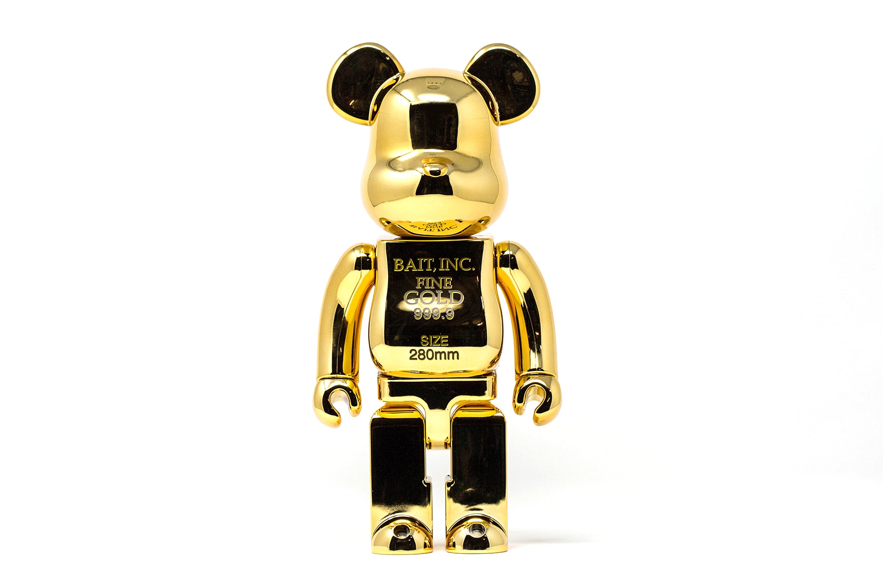 BAIT x Medicom Toy 推出聯名「GOLD BAR」BE@RBRICK