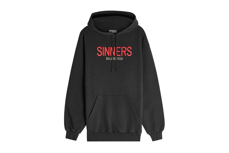 Balenciaga 推出全新「SINNERS」別注系列