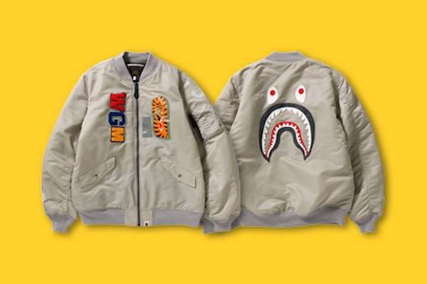 BAPE 將推出全新 SHARK MA-1 外套