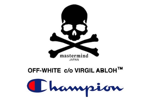 Off-White™ x mastermind JAPAN x Champion 三方聯名企劃曝光