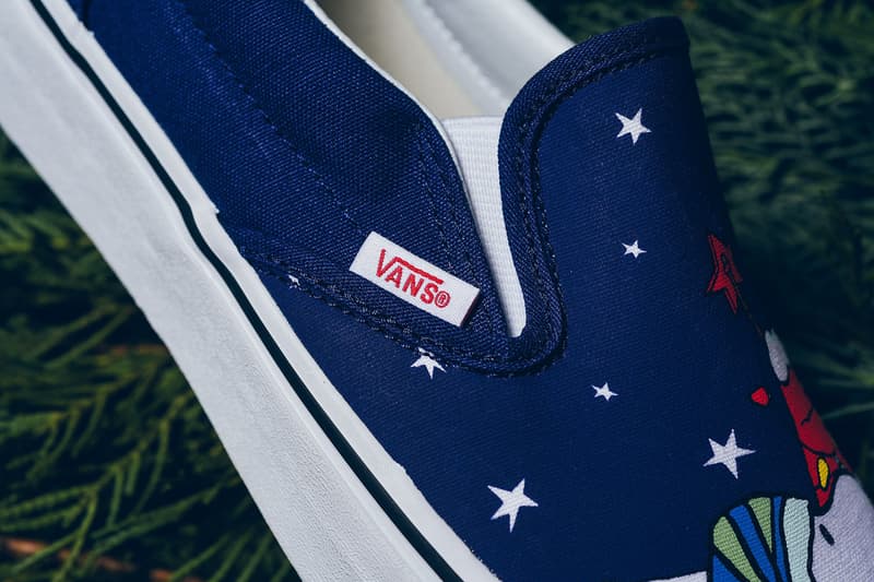 Peanuts x Vans Classic Slip-On 聖誕主題聯名設計