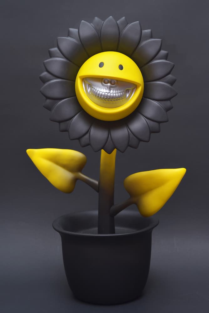 Ron English x APPortfolio x Made By Monsters 三方联名「Shocking Sun Flower」限量雕塑追加全新系列