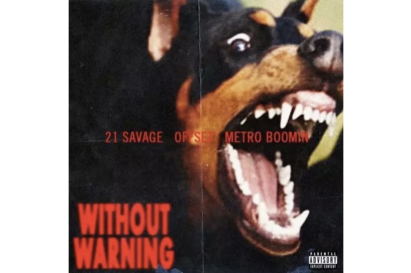 21 Savage、Offset 與 Metro Boomin 聯手推出最新專輯《Without Warning》