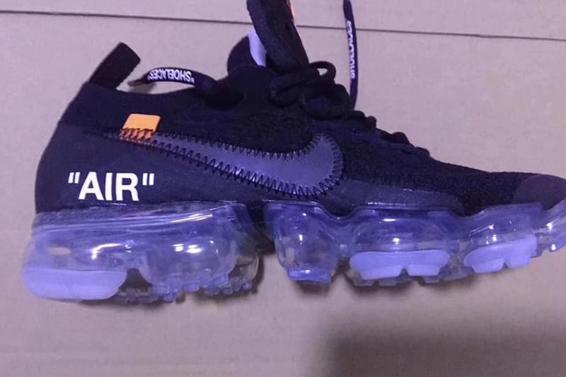 Virgil Abloh x Nike Air VaporMax 2018 年聯乘鞋款意外曝光？