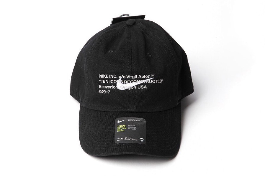 從未曝光的 Virgil Abloh x Nike「The Ten」聯名帽款突發上架