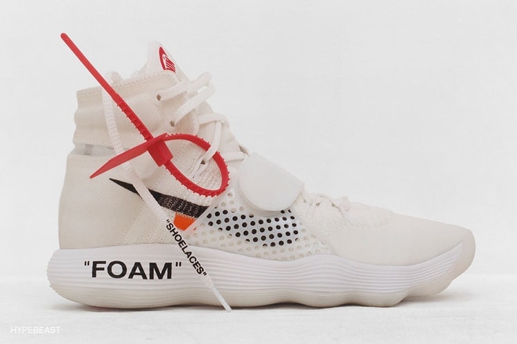 Virgil Abloh x Nike「The Ten」系列 React Hyperdunk 2017 抽籤入手詳情