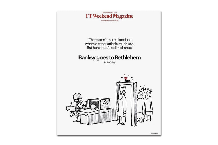 神秘街頭藝術家 Banksy 接受《FT Weekend》獨家專訪