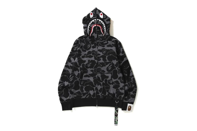 BAPE 推出全新「Big ABC Solid Camo 」魔術貼連帽衫