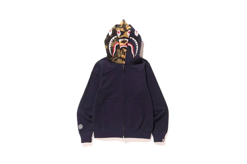 一隻鯊魚不夠！BAPE 推出全新 Double Shark Hoodie 系列