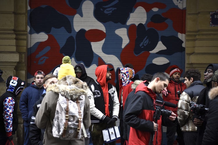 直擊 BAPE 巴黎全新門店首賣排隊盛況
