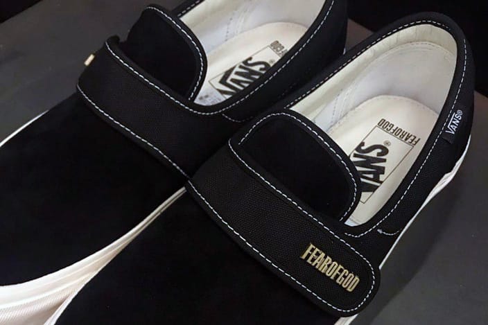 Fear of God x Vans 聯名 Slip-On Style 147 黑色版本曝光