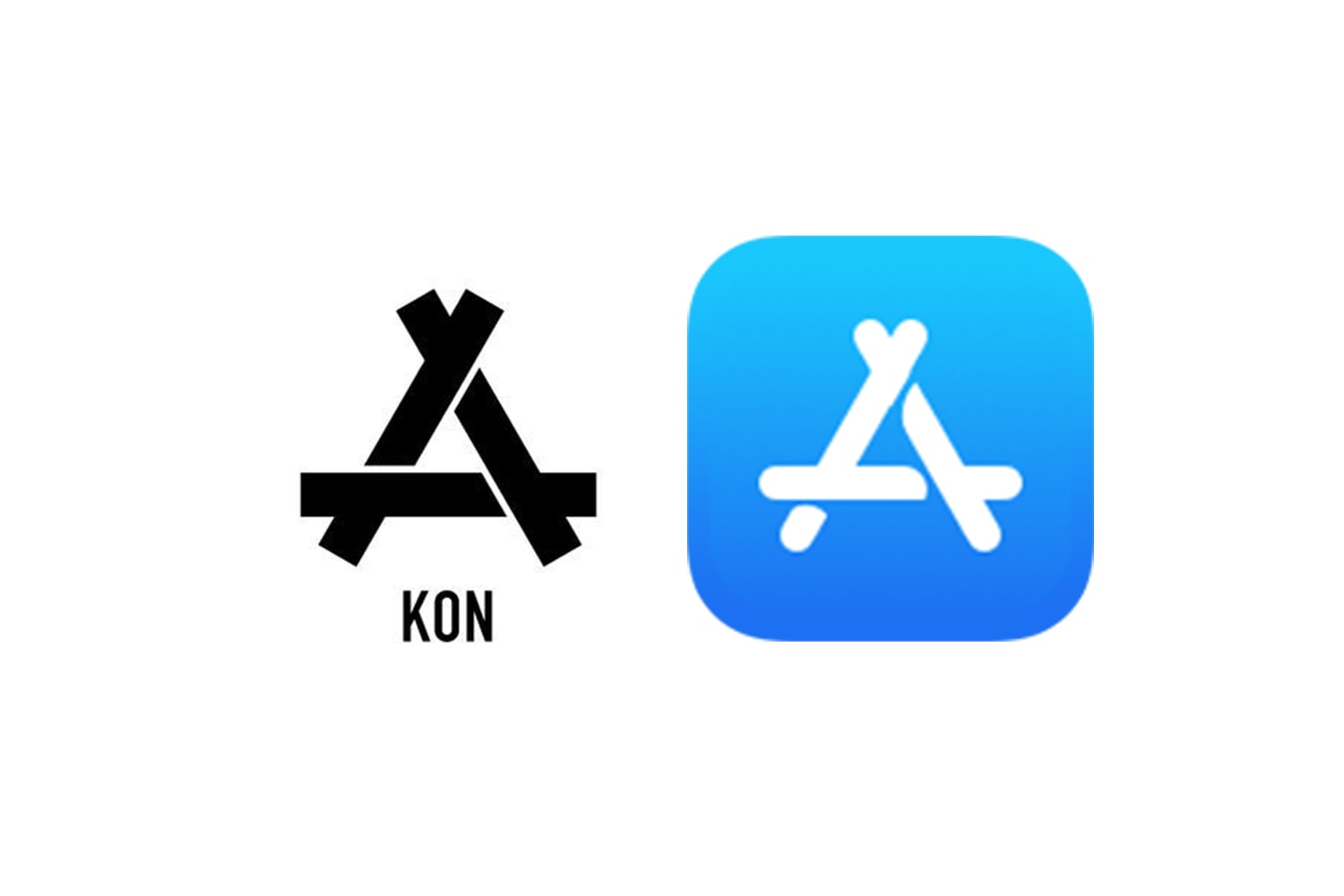 中國服裝品牌 KON 控指 App Store 圖標抄襲
