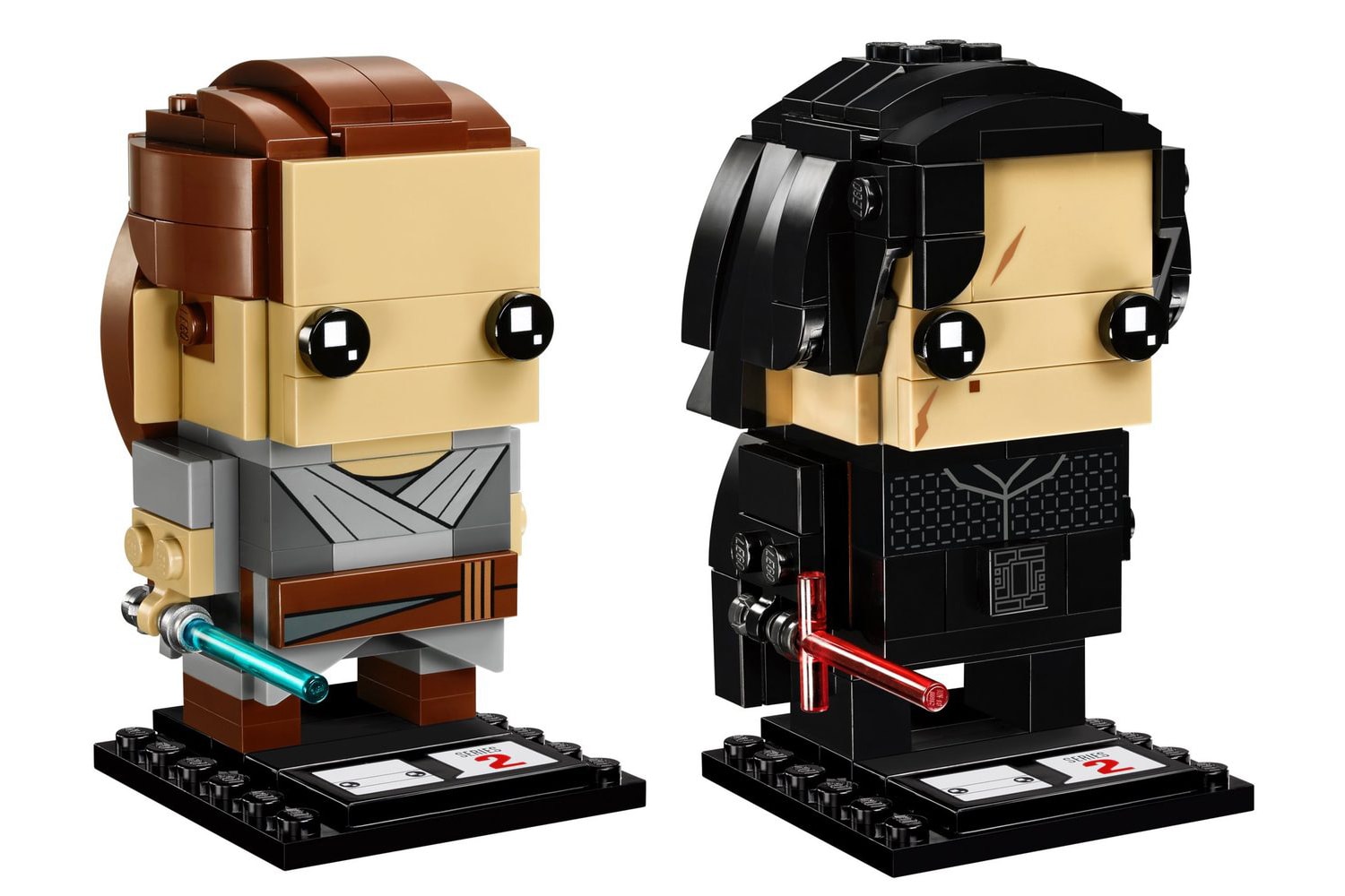 LEGO 推出全新《Star Wars: The Last Jedi》Rey 及 Kylo Ren「Brickheadz」積木人偶系列