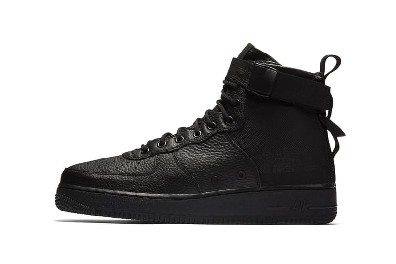 Nike SF-AF1 Mid 全新配色設計「Triple Black」