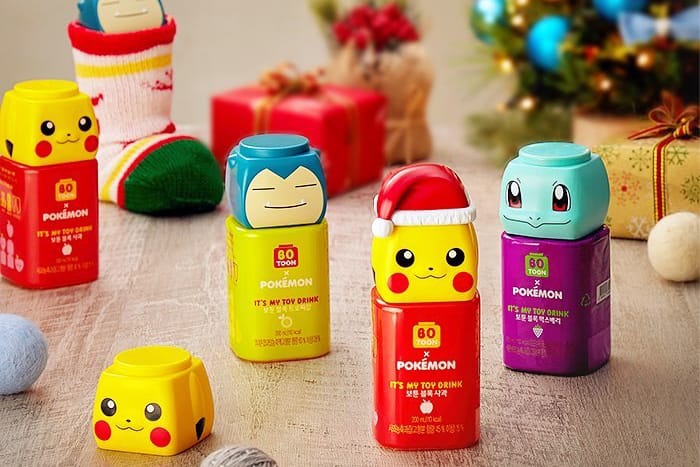 Pokémon 與 BOTOON 推出韓國限定「It's My Toy Drink」果汁系列