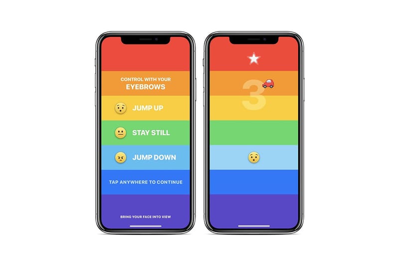 iPhone X 專屬遊戲「Rainbrow」登場