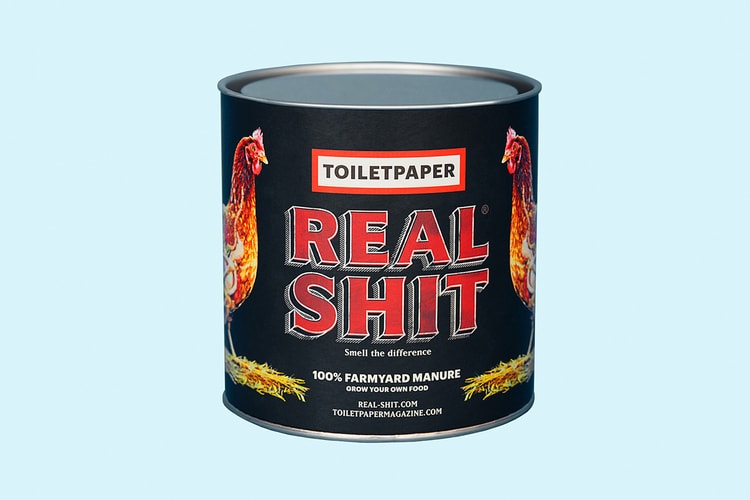 《TOILETPAPER》與 REAL SH*T 推出聯名有機肥料罐頭