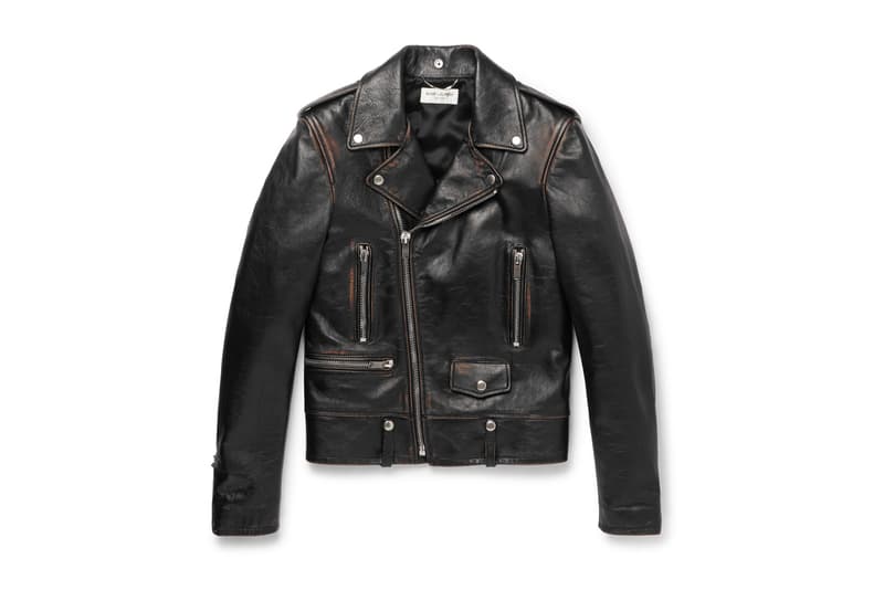 Saint Laurent 全新作舊效果 Biker Jacket 正式上架