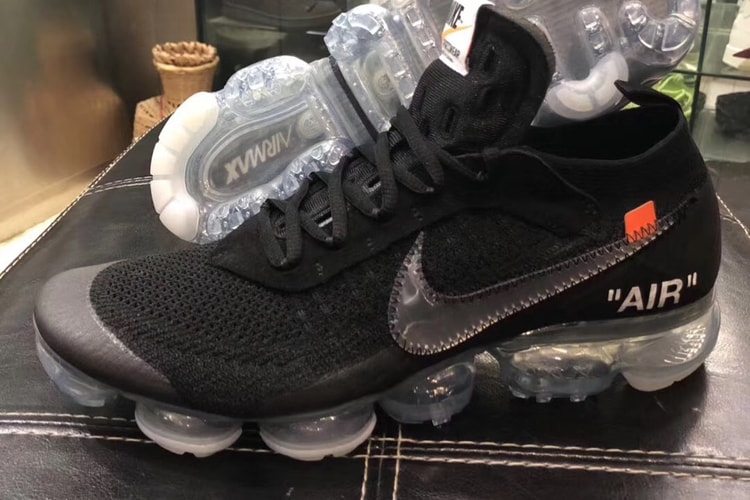 Virgil Abloh x Nike Air VaporMax 2018 黑色版更多細節曝光