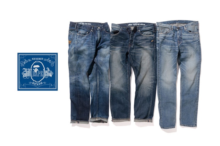 A BATHING APE® 全新「Genuine Denim Pants」系列发布