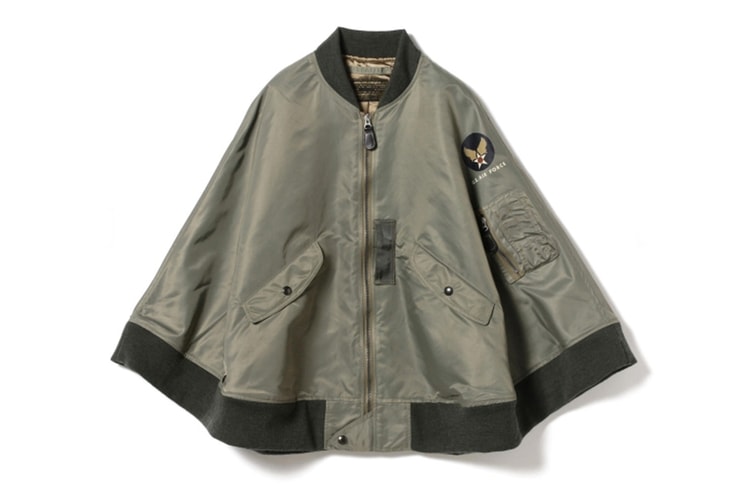 BEAMS BOY 推出 L-2B 斗篷