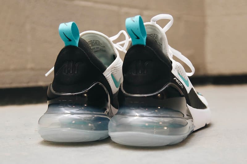 率先近賞 Nike Air Max 270 全新配色設計「Teal」