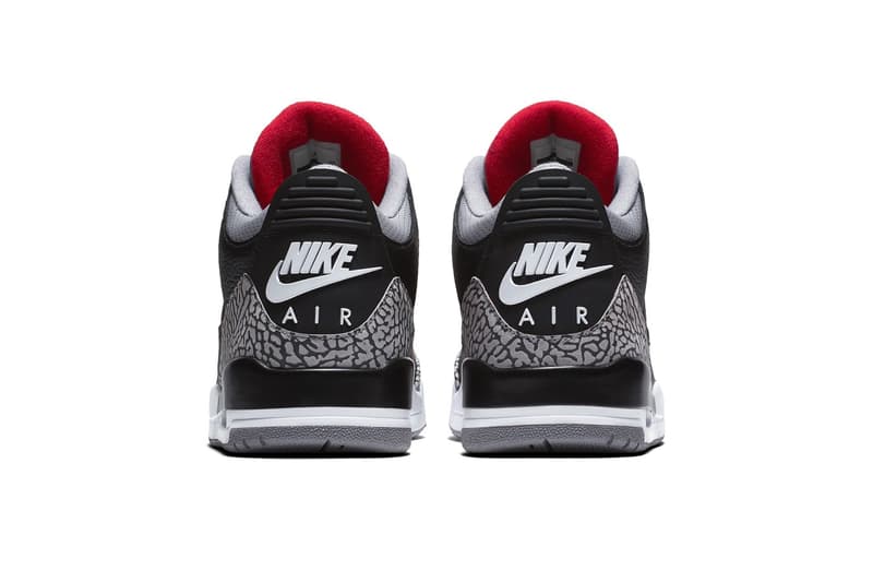 Air Jordan 3 全新復刻鞋款「Black Cement」官方圖片釋出