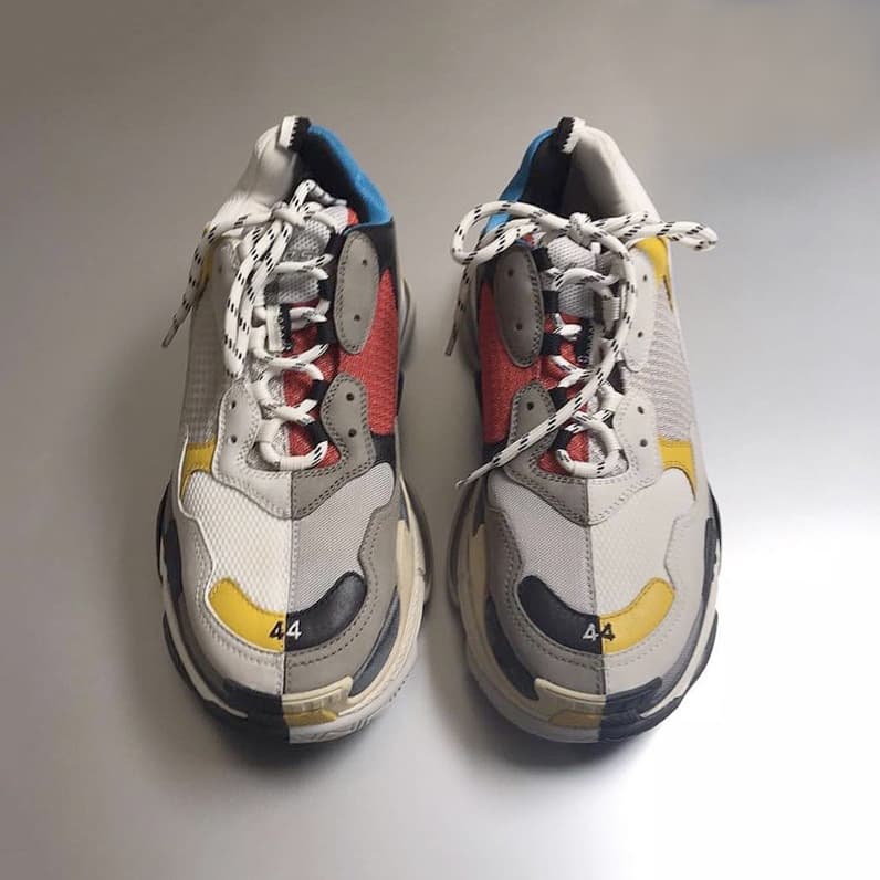 Balenciaga Triple S 拼接版本曝光？