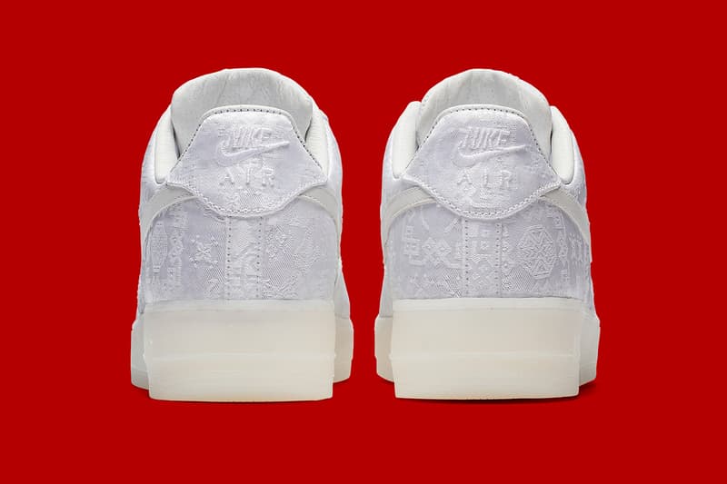 CLOT x Nike Air Force 1「白絲綢」官方圖片正式揭曉