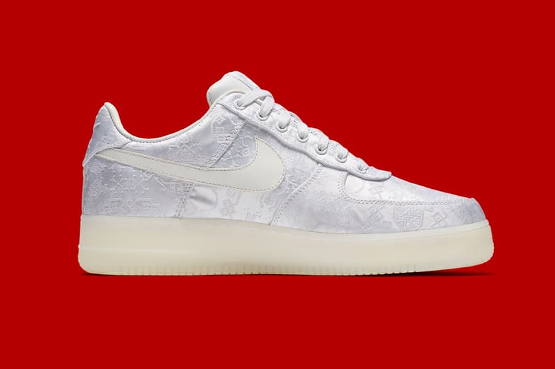 CLOT x Nike Air Force 1「白絲綢」官方圖片正式揭曉