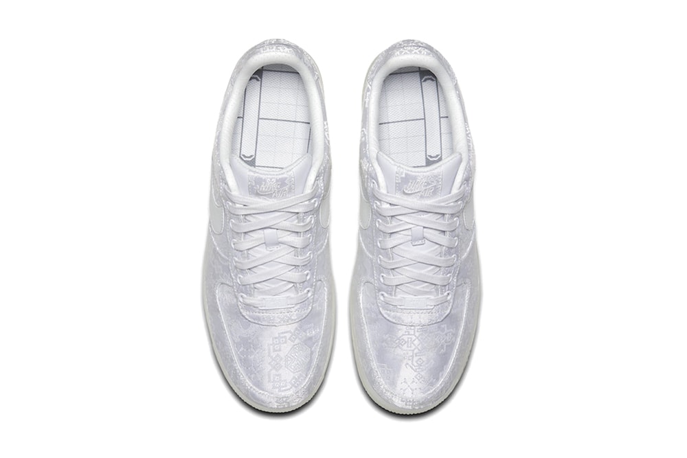 CLOT x Nike Air Force 1「白絲綢」官方發售信息公開